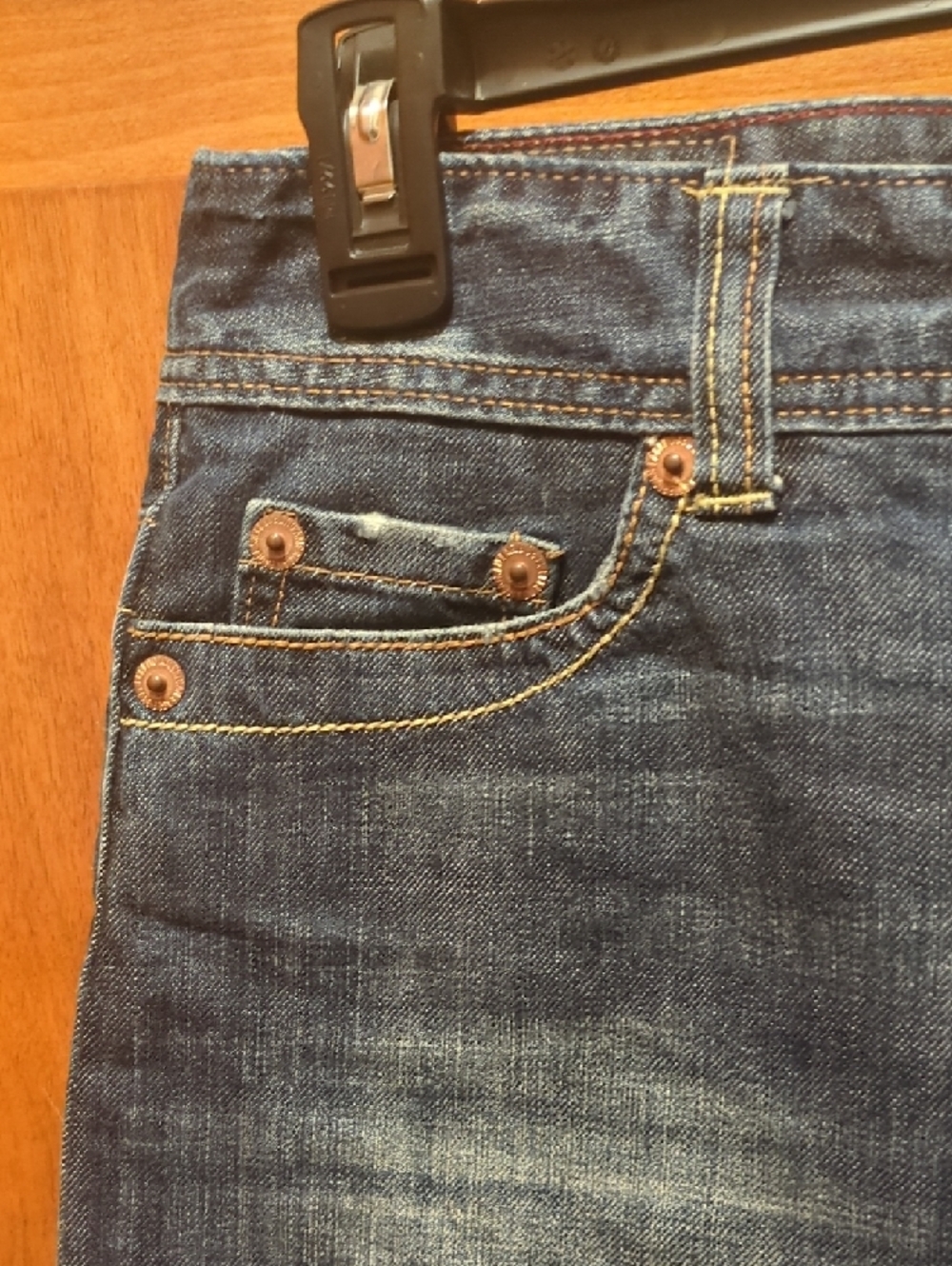 American Eagle Outfitters Dark Blue Denim Skirt - Picture 6 of 12